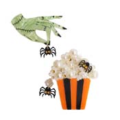 Halloween Popcorn Brooch Set By Laliblue