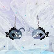 Anglerfish Earrings By Smiley Moon Studio