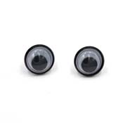 Googly Eye Stud Earrings By Azure Aster