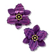 Chocolate Lily Hair Clips Set By Erstwilder - SOLD OUT!