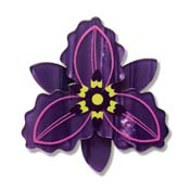 Chocolate Lily Simplified Mini Brooch By Erstwilder - SOLD OUT!
