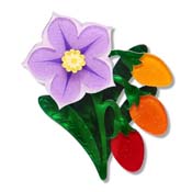 Kangaroo Apple Brooch By Erstwilder