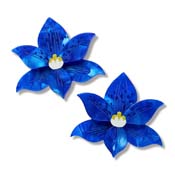 Spotted Sun Orchid Hair Clips Set By Erstwilder - SOLD OUT!