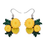 Sunshine Wattle Drop Earrings By Erstwilder