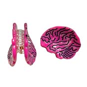 Brain Mini Hair Claw Set By Colette Bernard