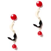Blood Bats Earrings By Splendette - Pre Buy!