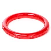 Narrow Scarlet Bangle By Splendette