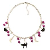 Scaredy Cat Necklace By Splendette - Pre Buy!