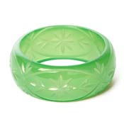 Wide Absinthe Bangle By Splendette
