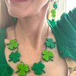 A matching necklace is also available (sold separately). 