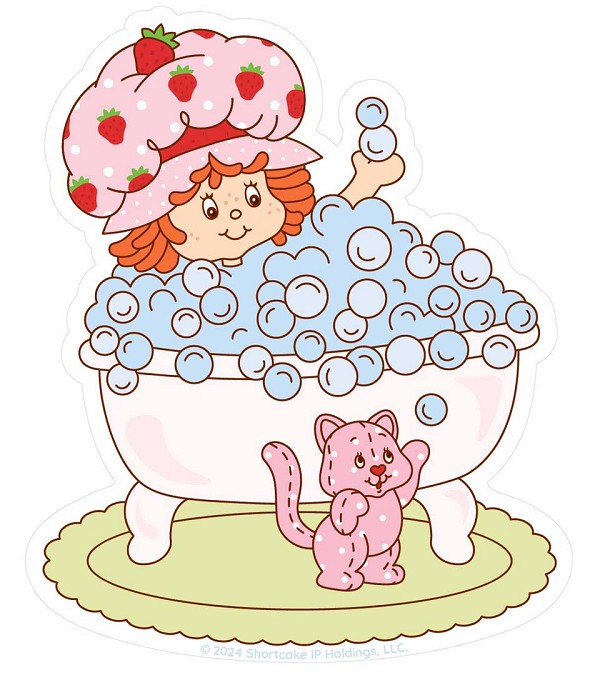 A sheet of Scratch N' Sniff Stickers. 